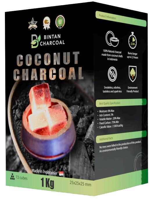 Bintan Charcoal 1 kg packaging