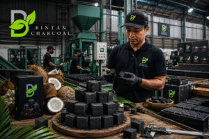 coconut shell charcoal factory for shisha indonesia