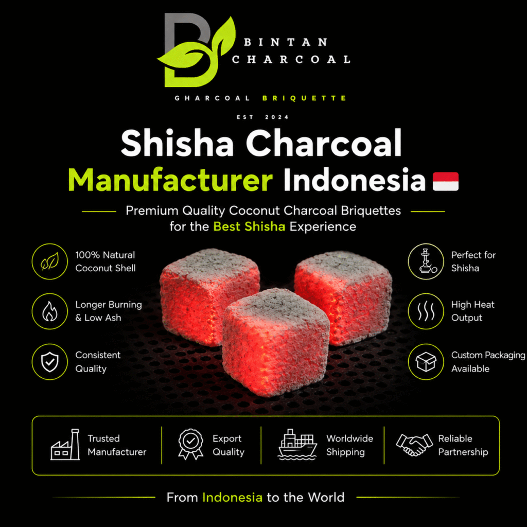 Shisha Charcoal Manufacturer Indonesia