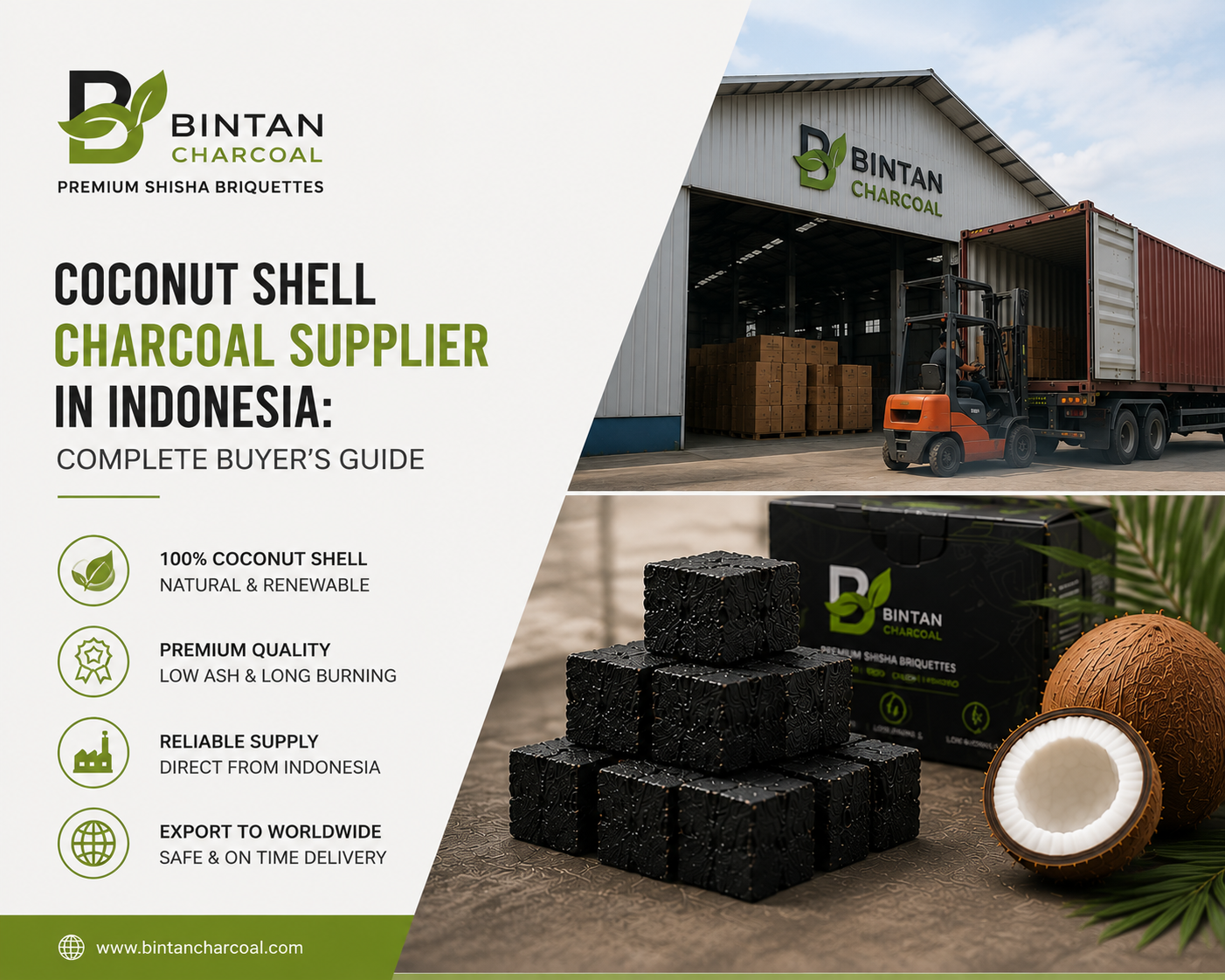 Coconut Shell Charcoal Supplier in Indonesia: Buyer's Guide