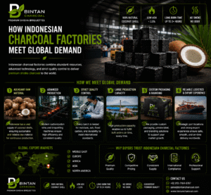 How Indonesian Charcoal Factories Meet Global Demand