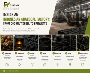 Inside an Indonesian Charcoal Factory: From Coconut Shell to Briquette