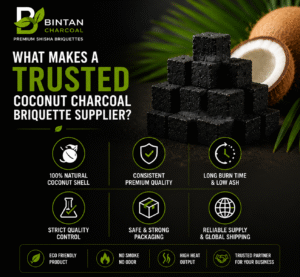 What Makes a Trusted Coconut Charcoal Briquette Supplier?