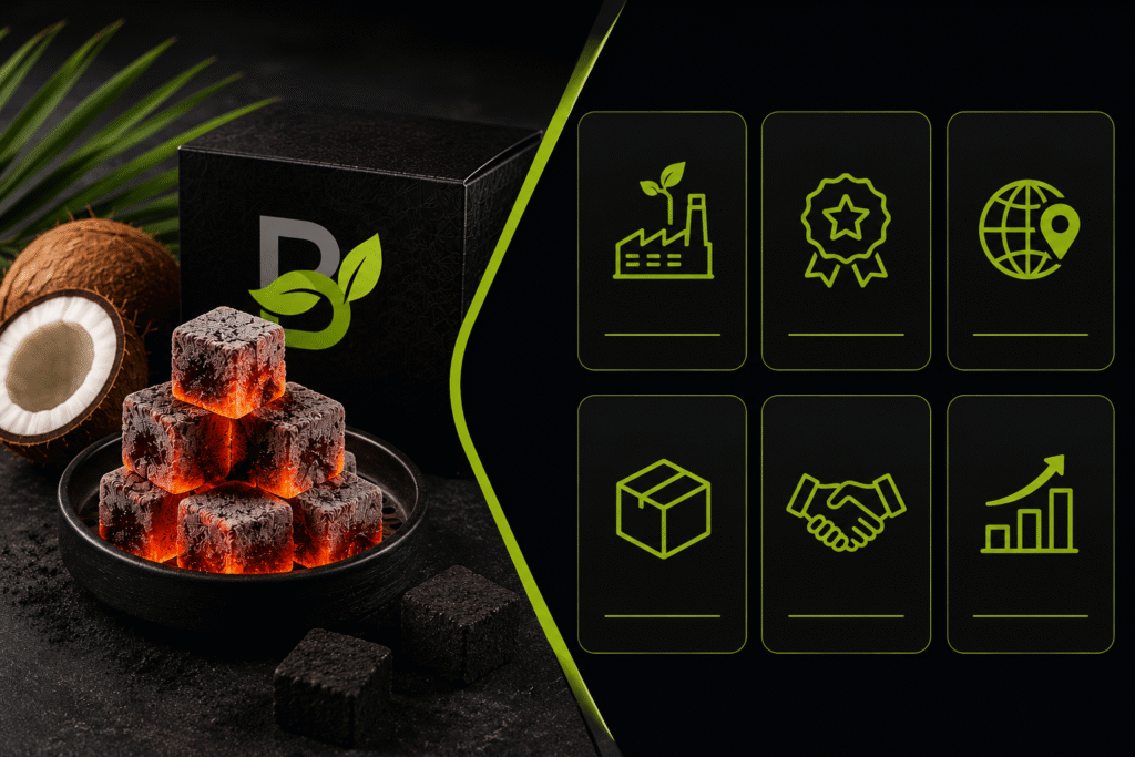 Advantages of Working with a Shisha Charcoal Manufacturer in Indonesia