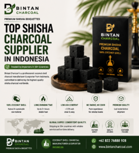 Top Shisha Charcoal Supplier in Indonesia | Bintan Charcoal