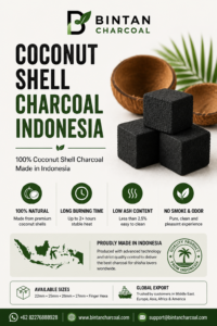Coconut Shell Charcoal Indonesia | Premium Shisha Charcoal