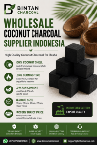 Wholesale Coconut Charcoal Supplier Indonesia | Bintan